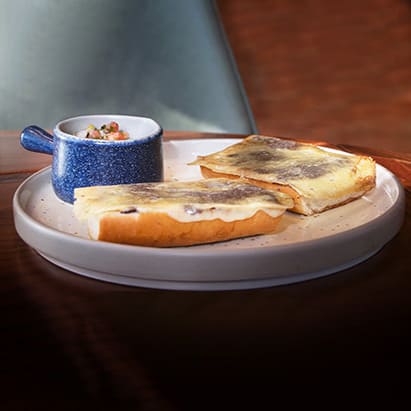 platillo molletes sencillos